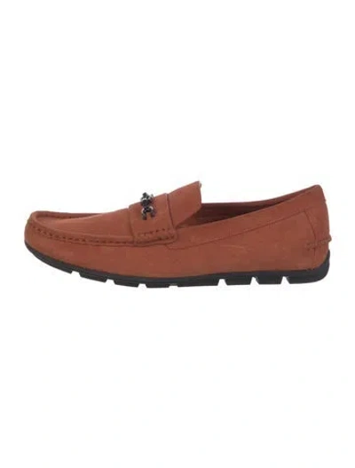 Pre-owned Coach Suede Drivers In Multi