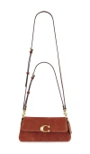 Coach Suede Jet Shoulder Bag In Pattern