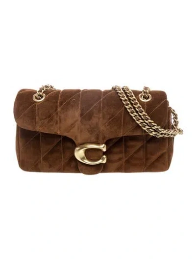 Pre-owned Coach Suede Tabby 26 W/ Tags In Brown