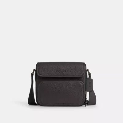 Coach Sullivan Flap Crossbody Bag In Grey