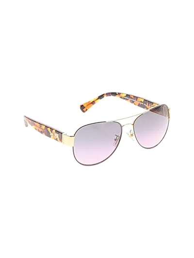 Pre-owned Coach Sunglasses In Purple