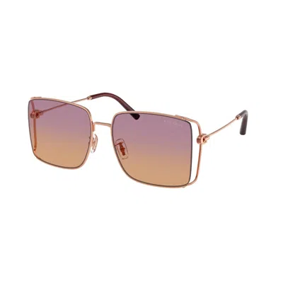 Coach Sunset Peach Gradient Square Ladies Sunglasses Hc7174d 933178 59 In Gray
