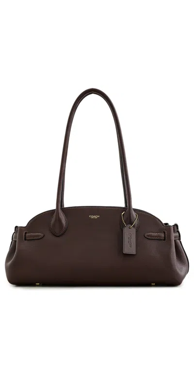 Coach Super Soft Empire Carryall 34 Shoulder Bag Maple