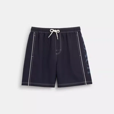 Coach Swim Trunks In Blue