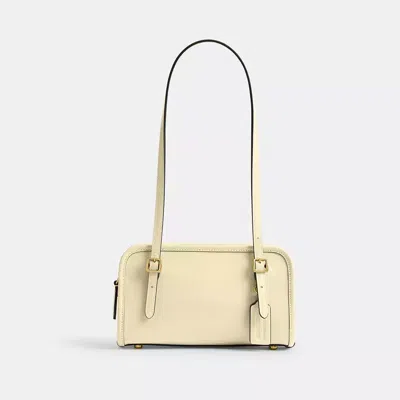 Coach Swing Zip Bag 20 In Beige