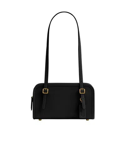 Coach Swing Zip Bag 20 In Black