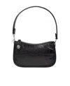 Coach Swinger 20 Crocodile-effect Leather Shoulder Bag In Black