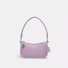 Coach Swinger 20 In Silver/soft Purple