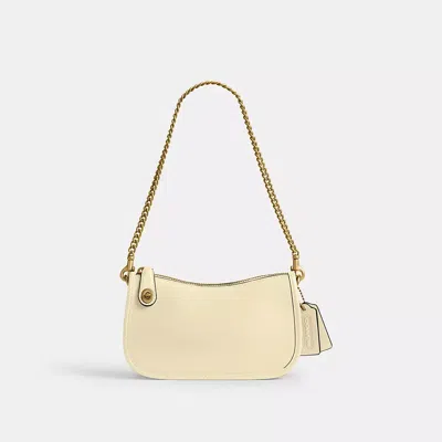 Coach Swinger Bag 20 In Brass/moonlight