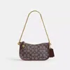 Coach Swinger Bag 20 With Chain In Signature Jacquard In Multi