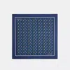 Coach T Rex Print Silk Bandana In Deep Blue