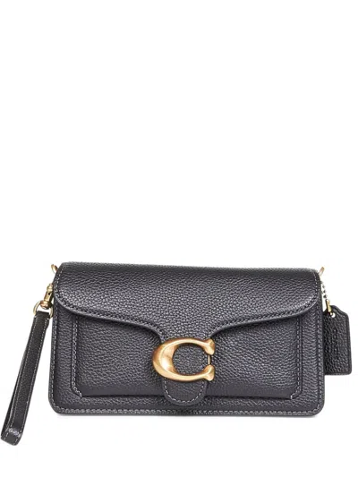 Coach Tabby 19 Leather Crossbody Bag In Black