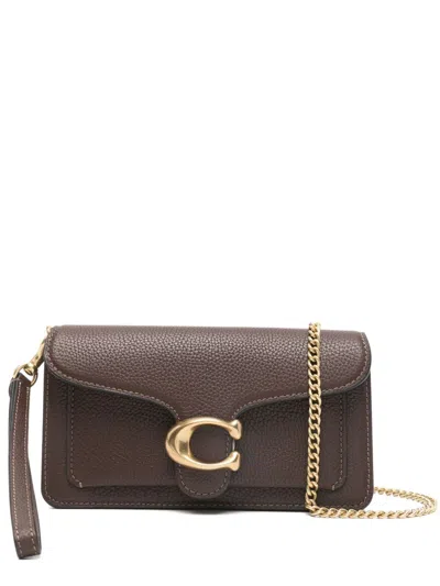 Coach Tabby 19 Leather Crossbody Bag In Brown