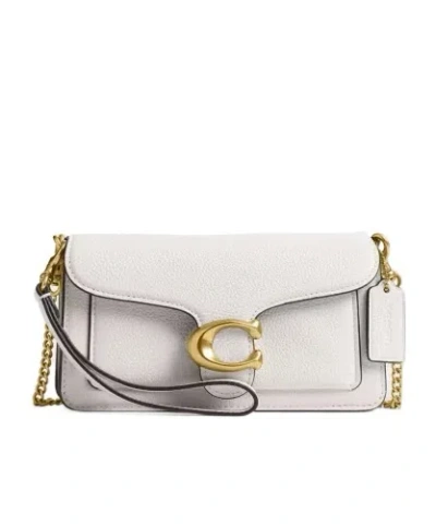 Coach Tabby 19 Shoulder Bag In White