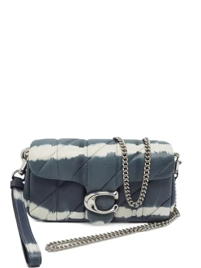 Pre-owned Coach Tabby 19 Tie-dye Crossbody Bag In Blue