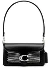 Coach Tabby 20 Crystal-embellished Leather Cross-body Bag In Black