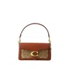 Coach Tabby 20 Hobo Bag  -  - Leather - Tan Rust In Red