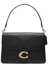 Coach Tabby 20 Leather Cross-body Bag In Black