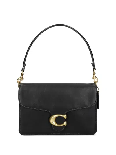 Coach Tabby 20 Leather Crossbody Bag In Black