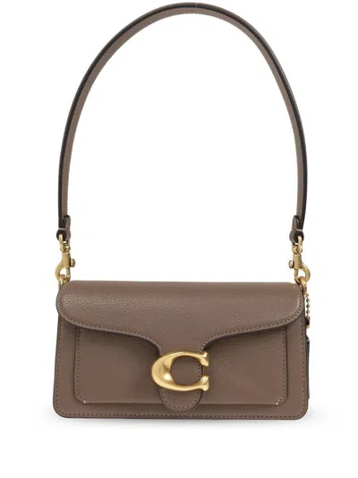 Coach Tabby 20 Leather Crossbody Bag In Gray