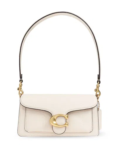 Coach Tabby 20 Leather Crossbody Bag In White