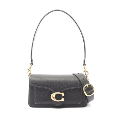 Coach Tabby 20 Leather Shoulder Bag Black