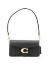 Coach Pebbled Leather Tabby 20 Shoulder Bag In Black