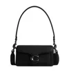 Coach Tabby Pebbled-leather Shoulder Bag In Black