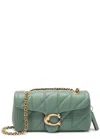 Coach Tabby 20 Quilted Sage Leather Shoulder Bag In Sage