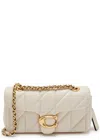 Coach Tabby 20 Quilted Leather Shoulder Bag In White