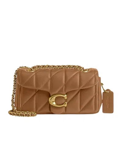 Coach Tabby 20 Quilted Shoulder Bag In Brown