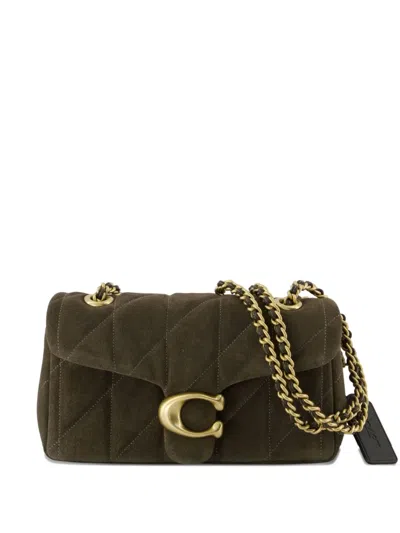 Coach Tabby 20 Quilted Shoulder Bag In Green