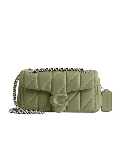 Coach Tabby 20 Quilted Shoulder Bag In Green