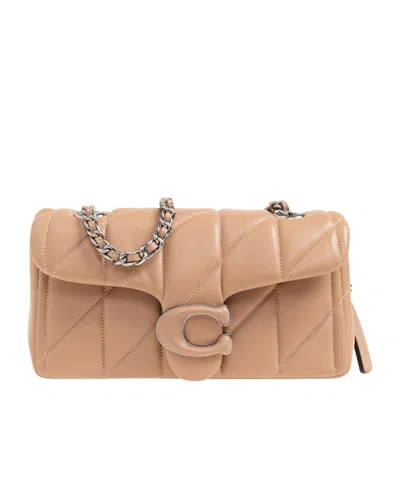 Coach Tabby 20 Quilted Shoulder Bag In Neutrals