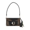 Coach Tabby Shoulder Bag 20 In Loved Leather In Brown