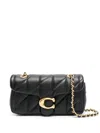 Coach Tabby 26 Nappa Leather Shoulder Bag In Black
