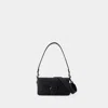 Coach Tabby Pebbled-leather Shoulder Bag In Black