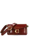 Coach Spazzolato Leather Tabby 20 Shoulder Bag In Red