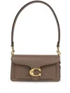 Coach Polished Pebble Leather Tabby Shoulder B In Neutral