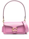 Coach Tabby 20 Fuchsia Leather Shoulder Bag In Pink