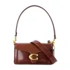 Coach Spazzolato Leather Tabby 20 Shoulder Bag In Red