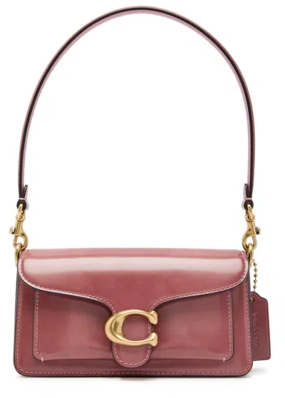 Coach Tabby 20 Spazzolato Leather Cross-body Bag In Pink