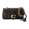 Coach Tabby Shoulder Bag 20 In Loved Leather With Quilting In Brown