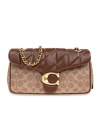 Coach Quilted Tabby Shoulder Bag In Brown