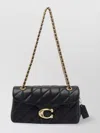 Coach Tabby 20 Quilted Black Leather Shoulder Bag