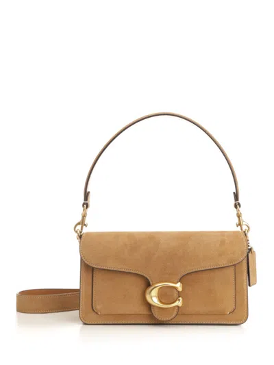 Coach Tabby 26 Crossbody Bags Beige