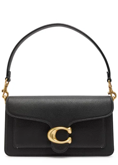 Coach Tabby 26 Grained Leather Shoulder Bag In Black