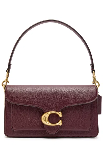 Coach Tabby 26 Grained Leather Shoulder Bag In Brown