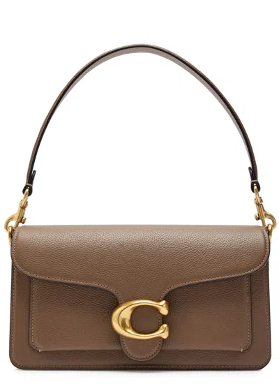 Coach Tabby 26 Grained Leather Shoulder Bag In Brown