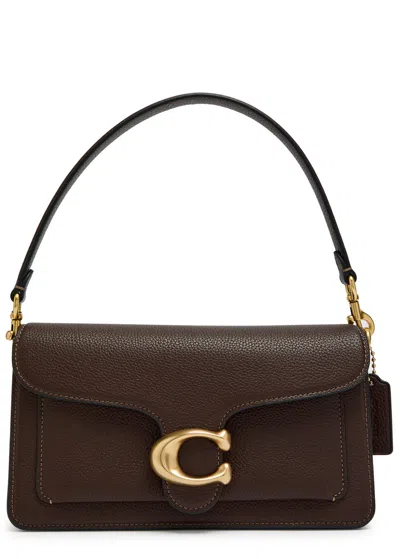 Coach Tabby 26 Grained Leather Shoulder Bag In Brown
